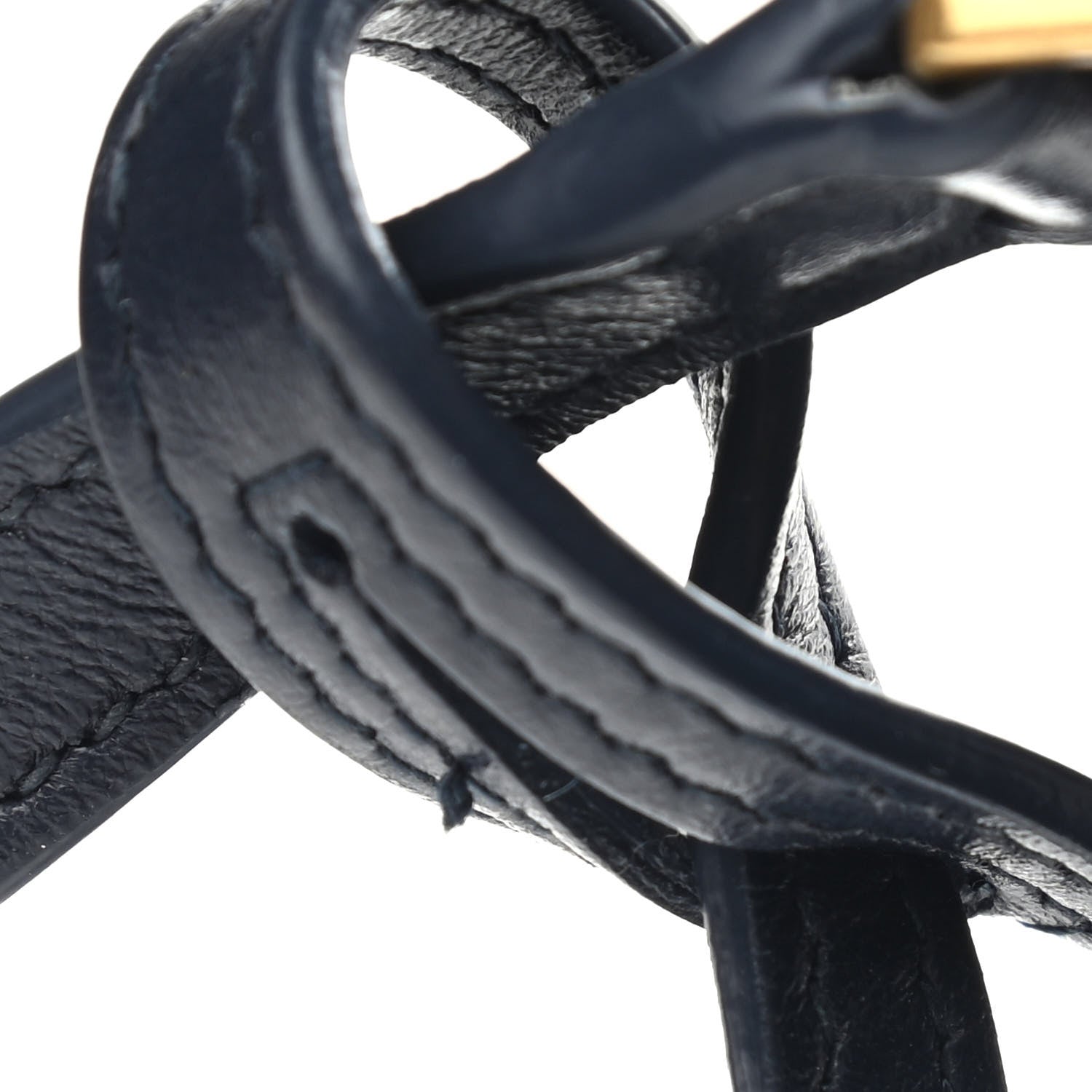 Saint Laurent Calfskin Matelasse Monogram Lou Camera Bag Deep Marine 11 of 12