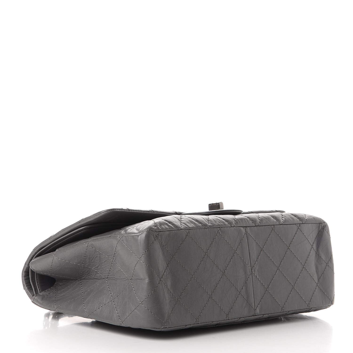 Chanel Aged Calfskin Quilted 2.55 Reissue 227 Flap Grey 4 of 10