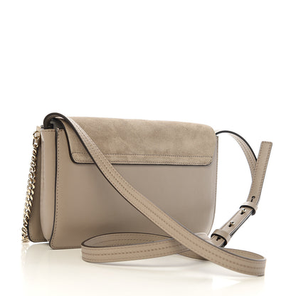 Chloe Suede Calfskin Small Faye Shoulder Bag Motty Grey 2 of 8