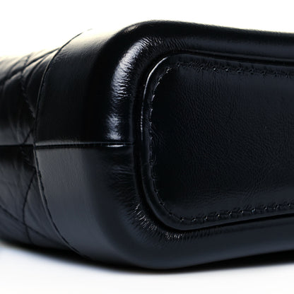 Chanel Aged Calfskin Quilted Small Gabrielle Hobo Black 9 of 11