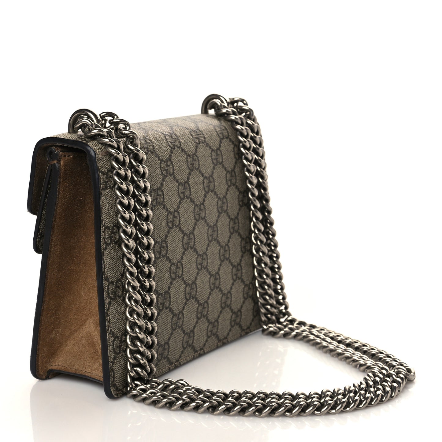 GG Supreme Monogram Mini Dionysus Shoulder Bag Taupe