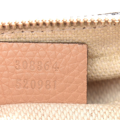 Gucci Pebbled Calfskin Small Soho Disco Bag Camelia 6 of 12
