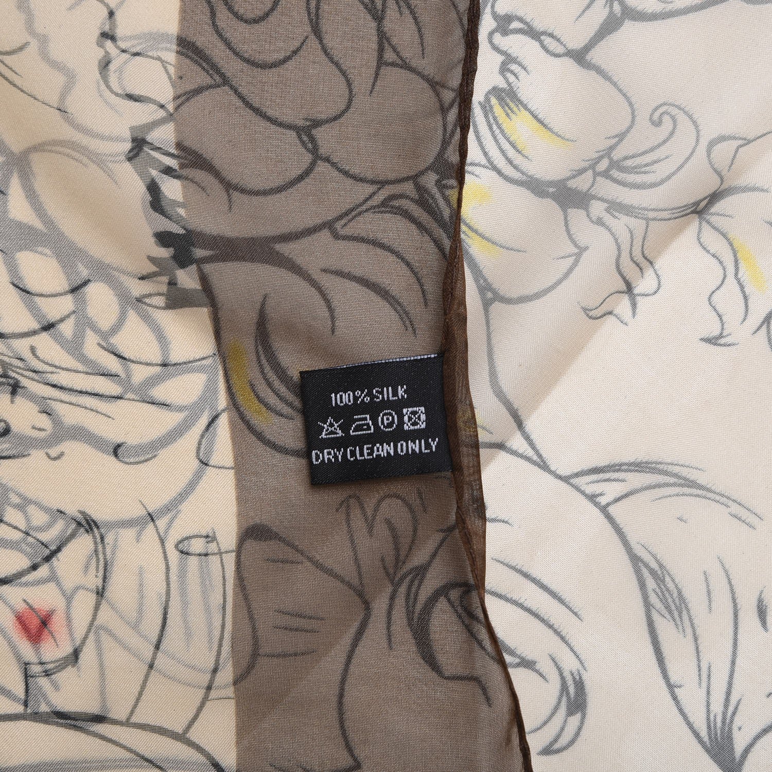 Prada X JAMES JEAN Silk Fairy Fairies Scarf 9 of 12