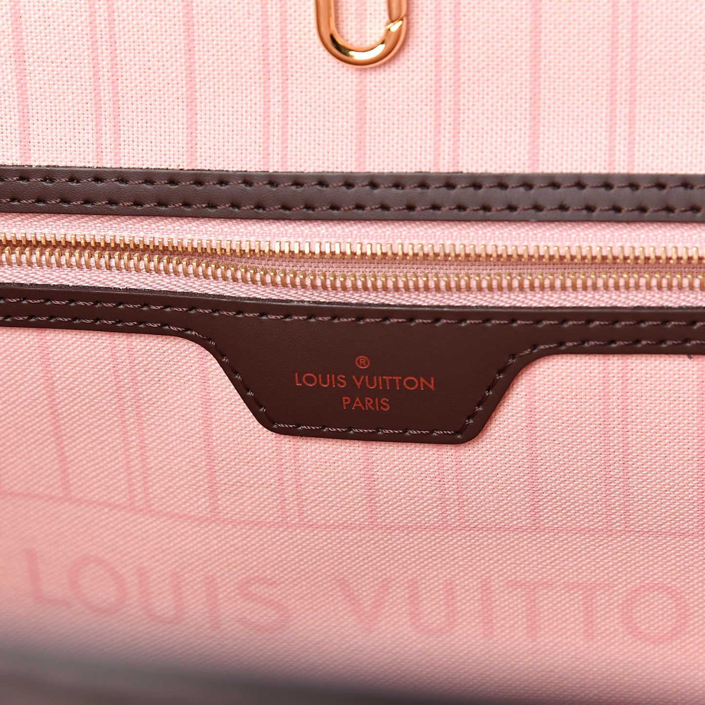 Damier Ebene Neo Neverfull MM Rose Ballerine
