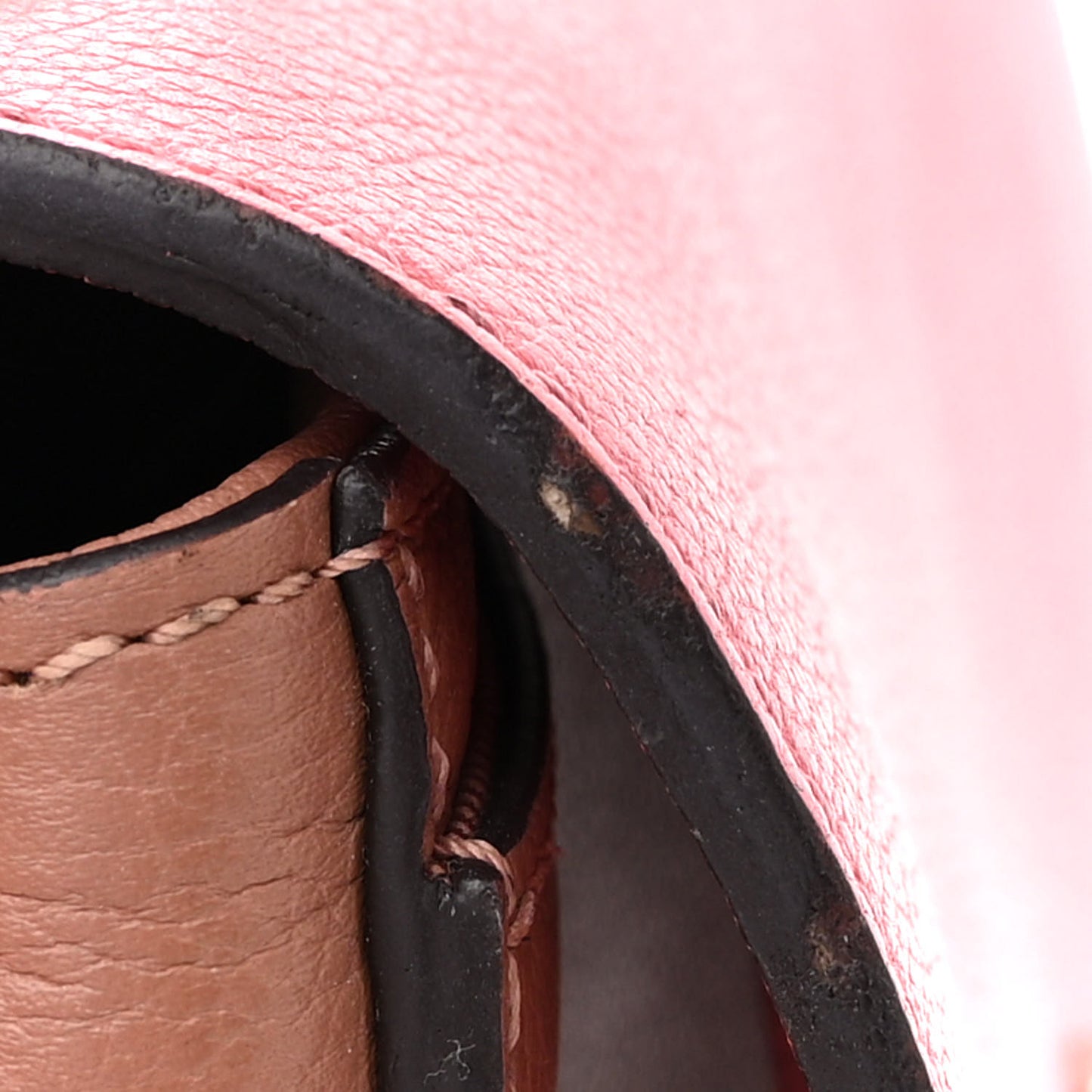 Calfskin Lockme II Chain Bag BB Rose Bruyere