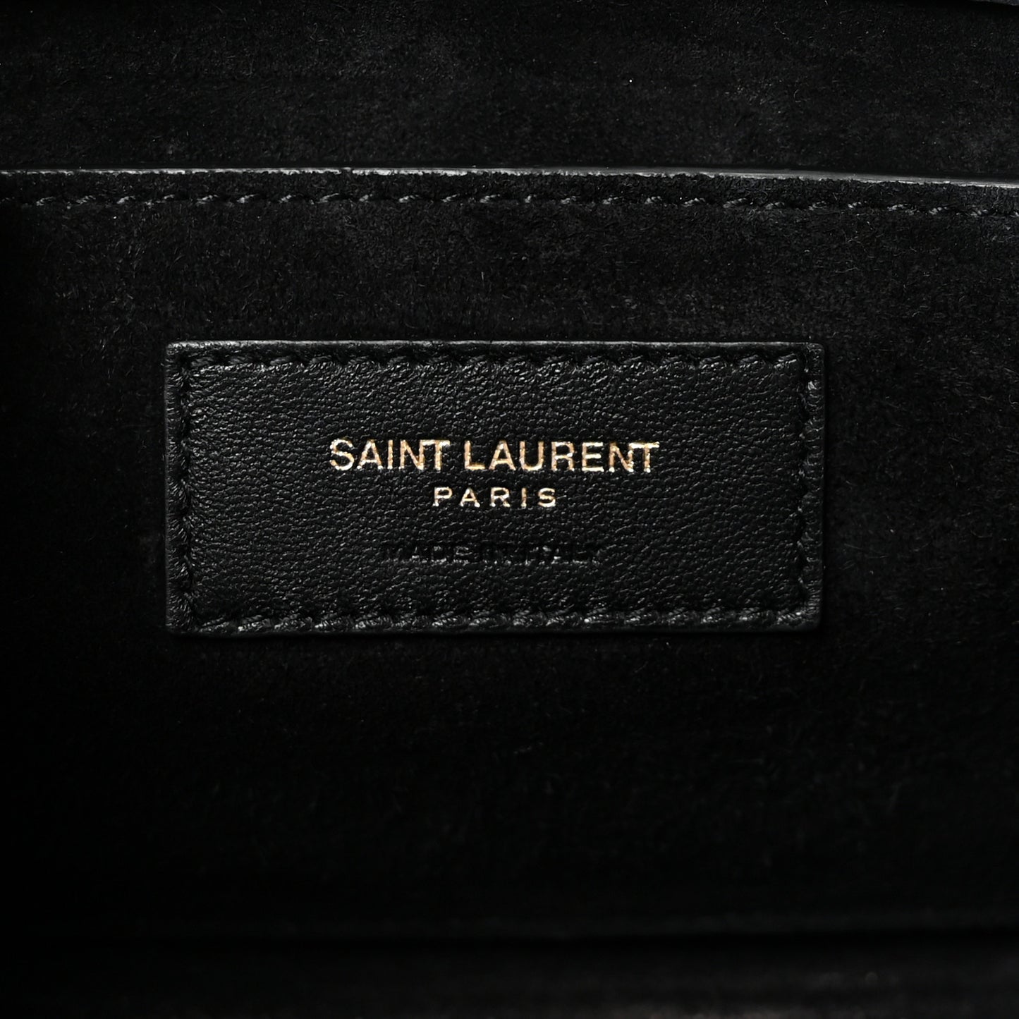 Metallic Calfskin Small Classic Monogram Kate Satchel Oro