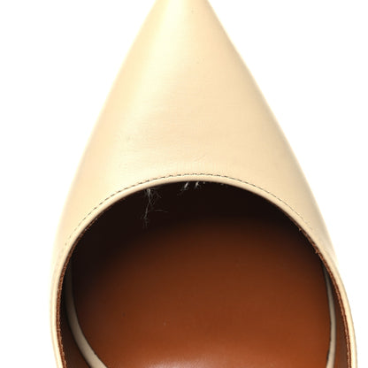Saint Laurent Calfskin Opyum 85 Slingback Pumps 36 Real Beige 10 of 10