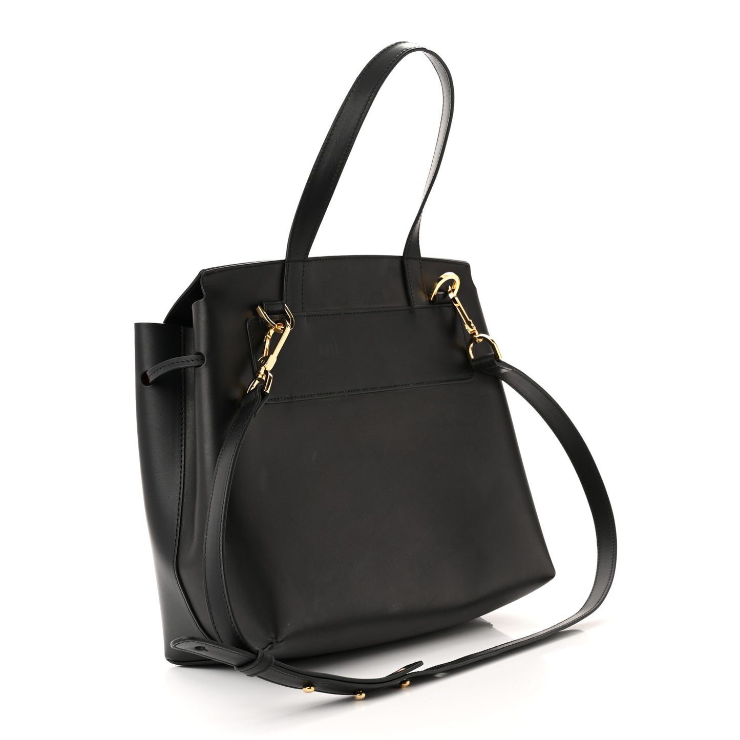 Calfskin Lady Bag Black Flamma
