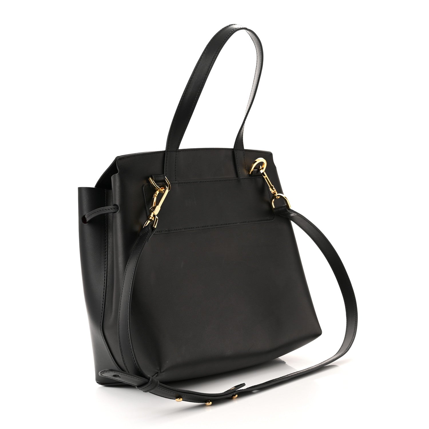 Mansur Gavriel Calfskin Lady Bag Black Flamma 3 of 11