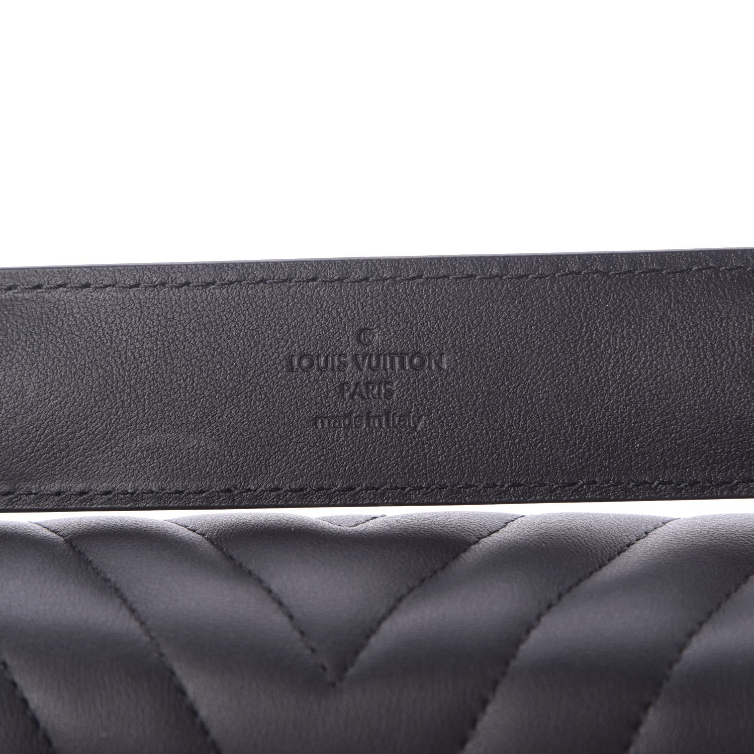 Louis Vuitton Calfskin New Wave Chain MM Black 6 of 11