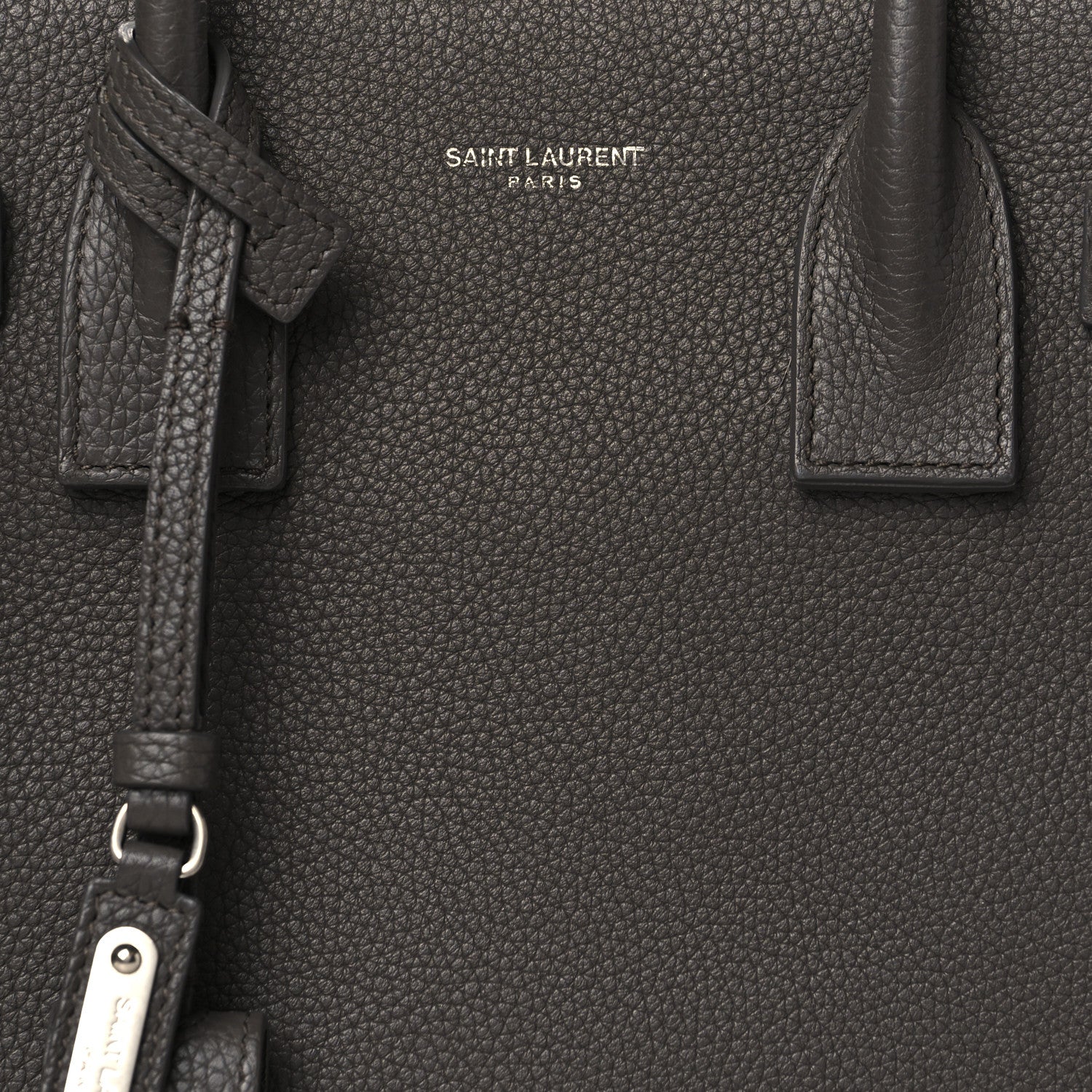 Saint Laurent Grained Calfskin Baby Sac De Jour Supple Bronze 7 of 10