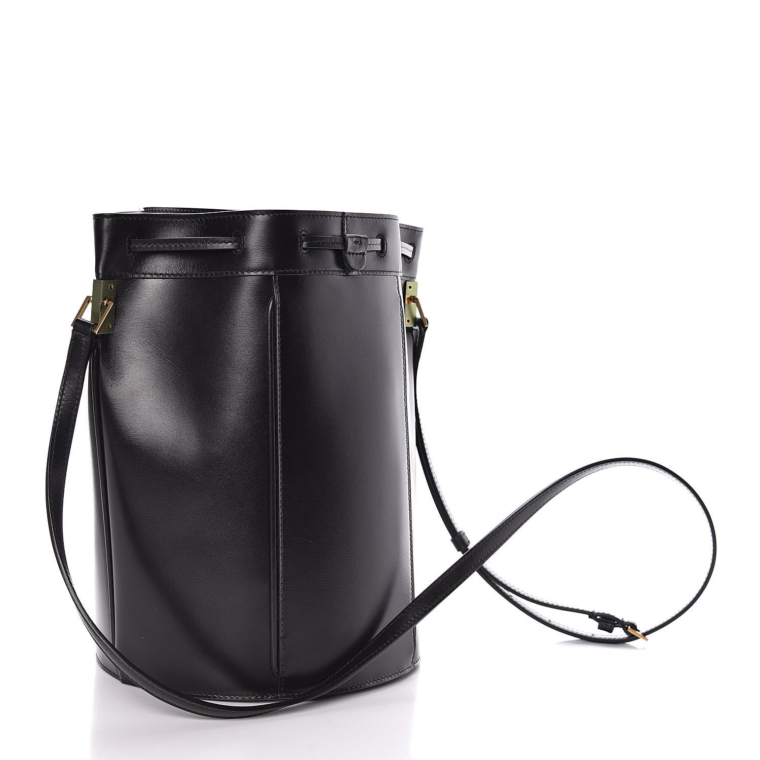 Saint Laurent Smooth Calfskin Medium Talitha Bucket Bag Black 3 of 10