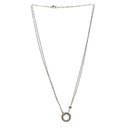 Cartier 18K Pink Gold 2 Diamond LOVE Necklace 2 of 7