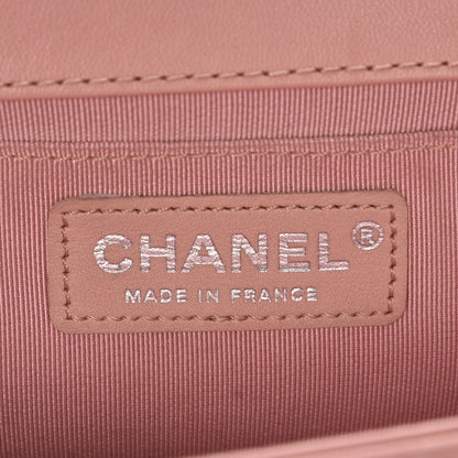 Chanel Lambskin Quilted Medium Boy Flap Light Pink 6 of 7