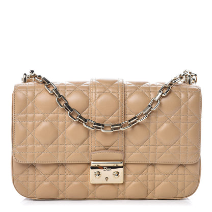 Christian Dior Lambskin Cannage Medium Miss Dior Flap Beige 1 of 11