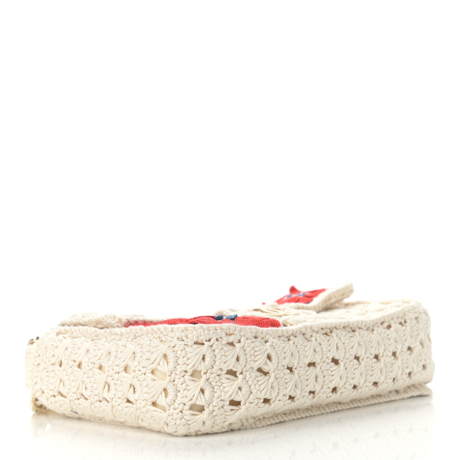 Chanel Crochet Camellia Small Flap Ivory 4 of 10