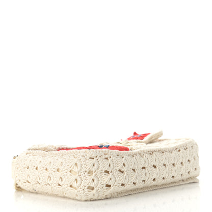 Chanel Crochet Camellia Small Flap Ivory 4 of 10