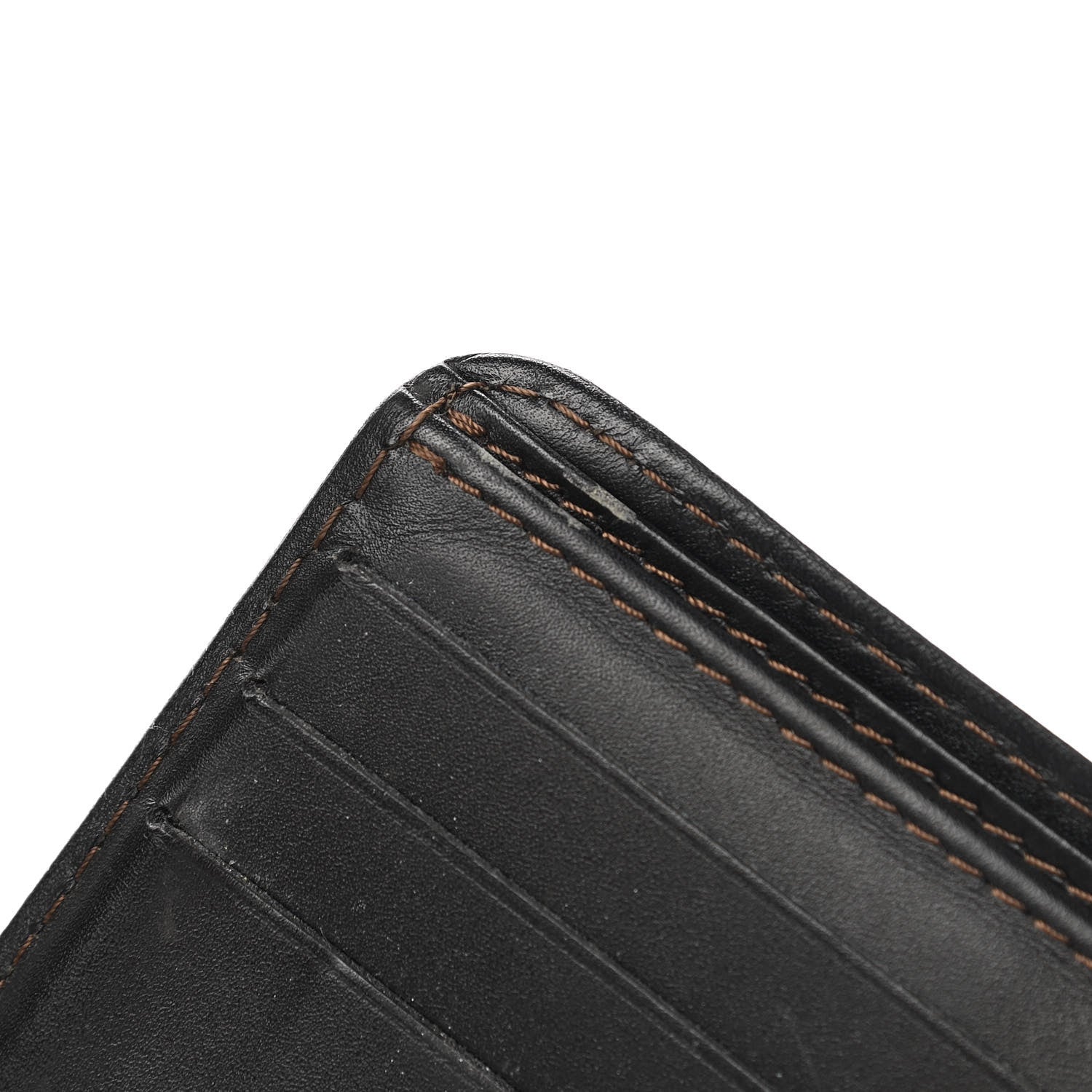 Louis Vuitton Utah 6 Cards Bill Holder Wallet Coffee 7 of 8