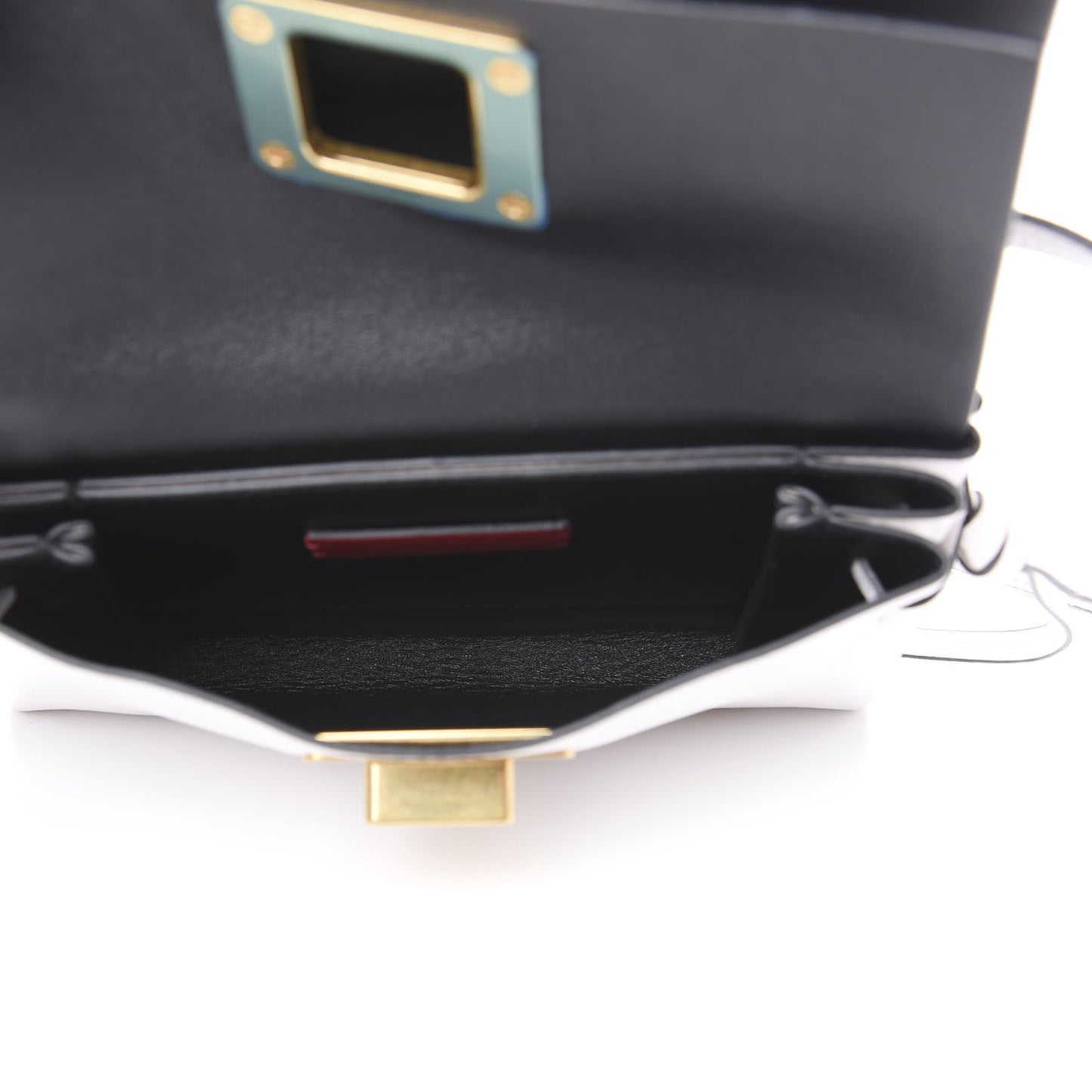 Buffalo Small VRing Crossbody Bag White
