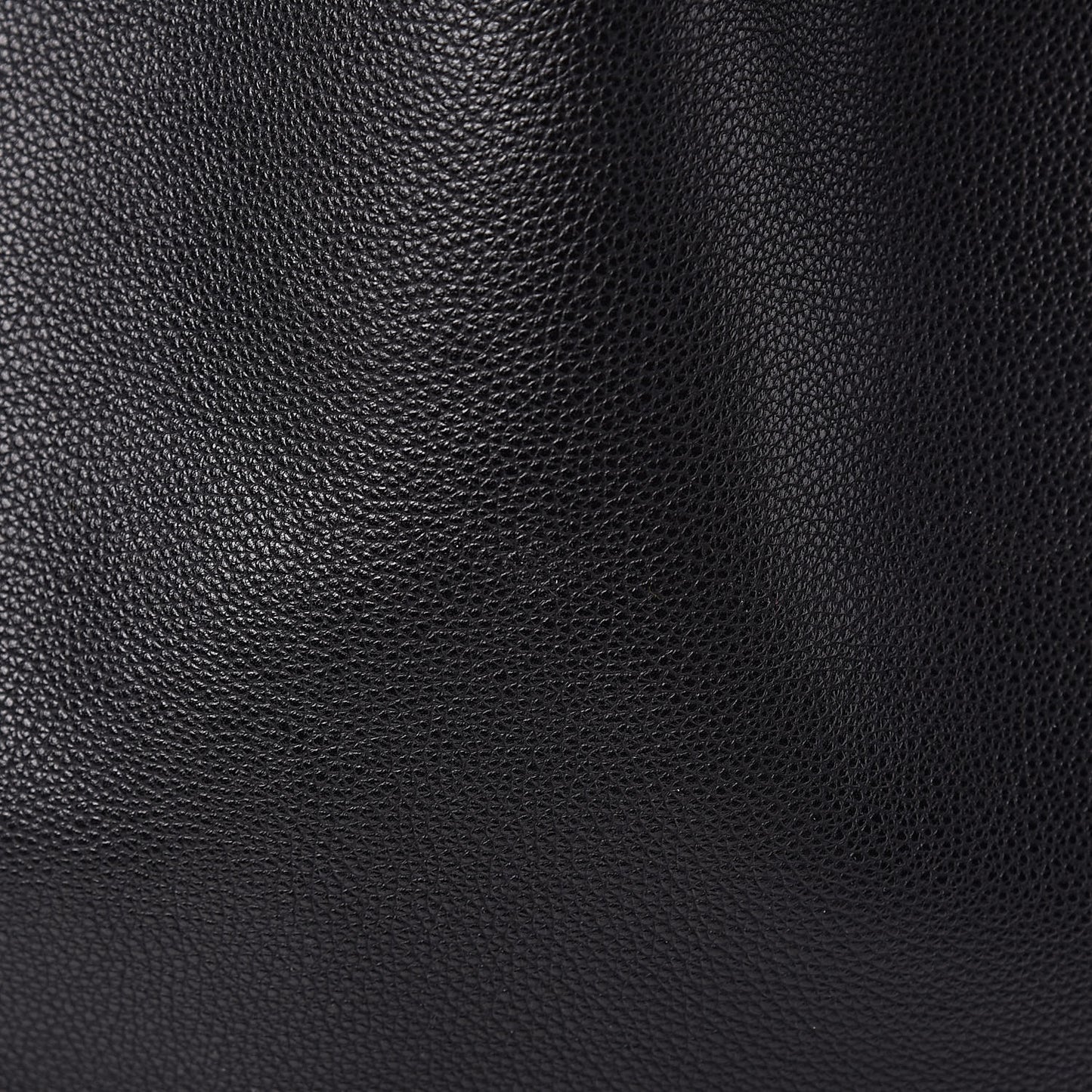 Calfskin Mens Logo Vertical Shopping Tote Black