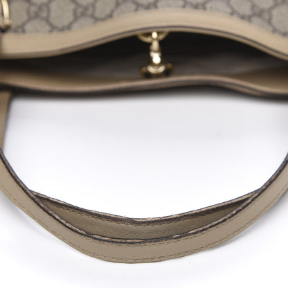 Gucci GG Supreme Monogram Medium Nice Tote Beige 15 of 20
