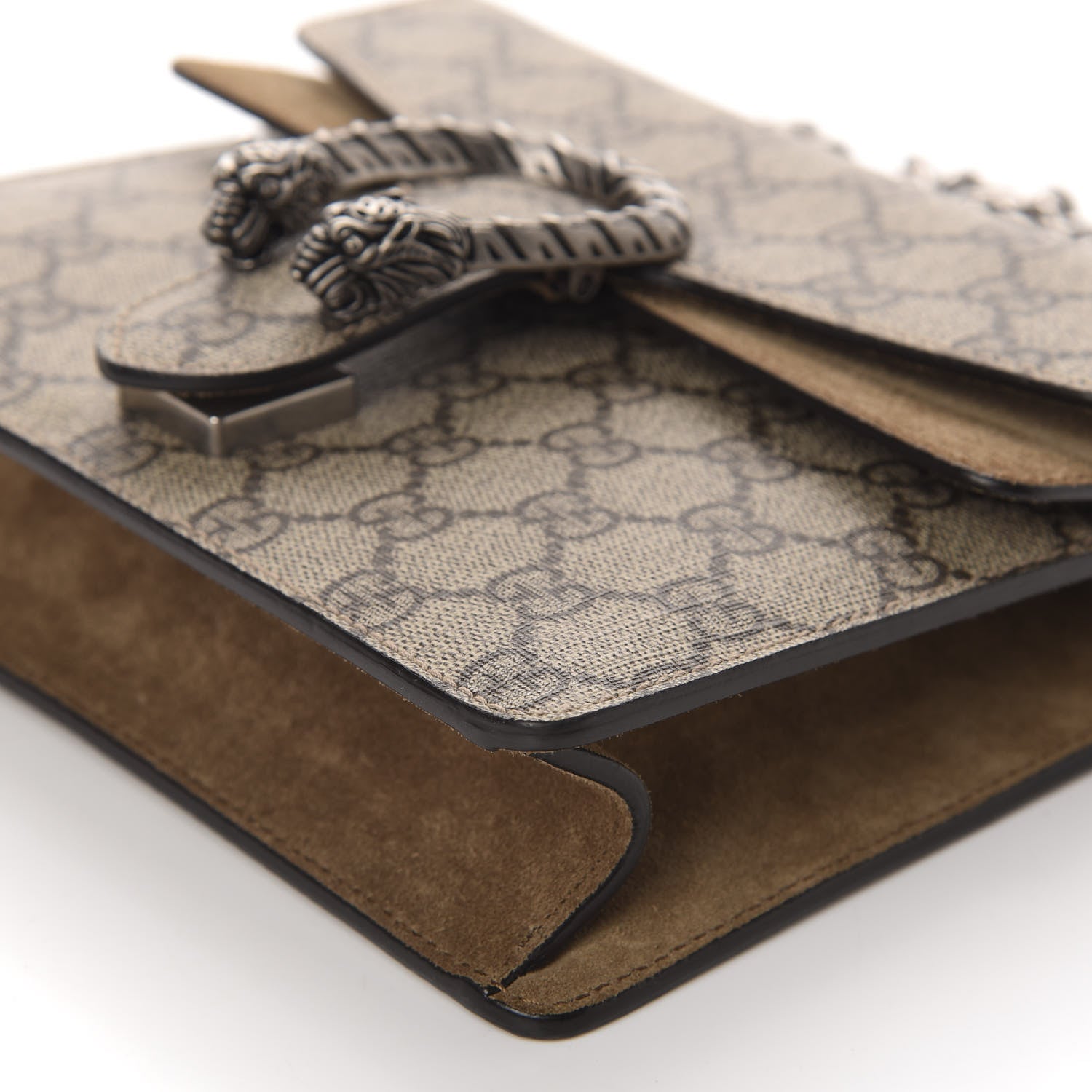 Gucci GG Supreme Monogram Mini Dionysus Shoulder Bag Taupe 8 of 14