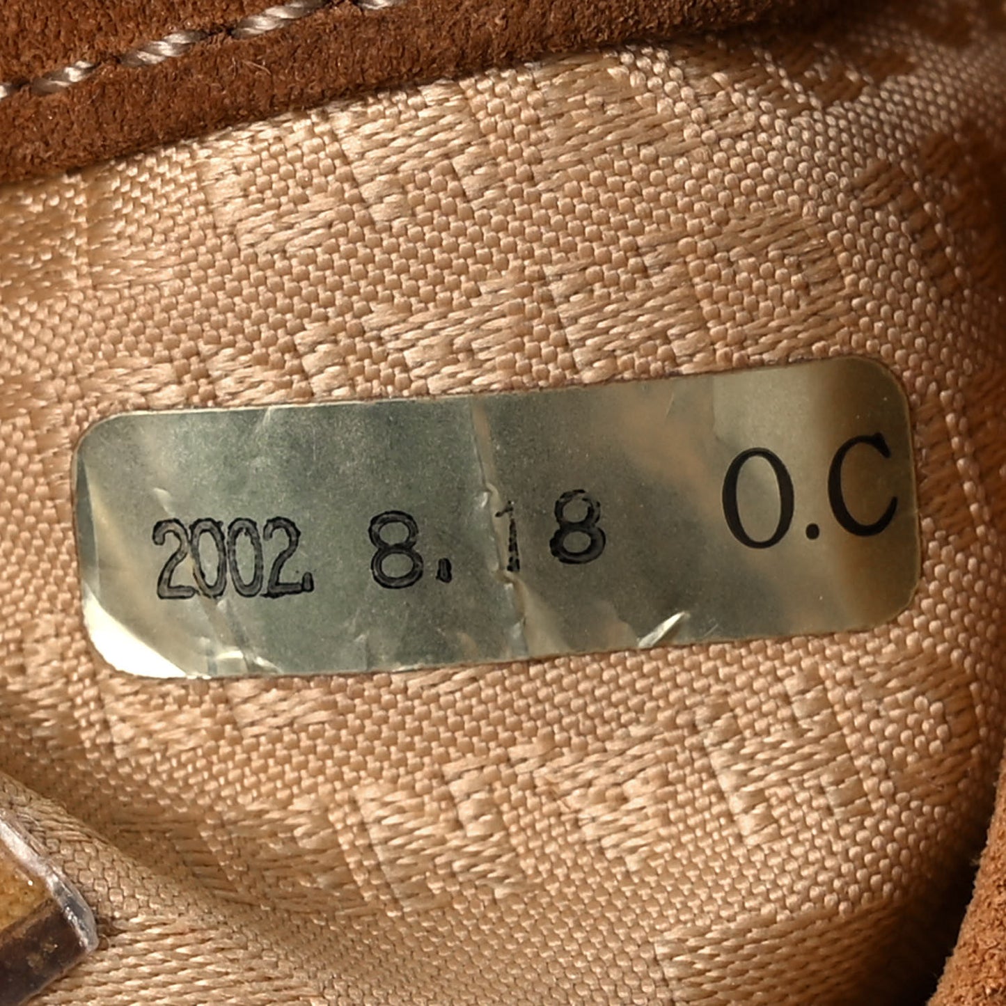 Suede Accordion Flap Brown