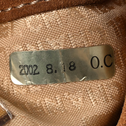 Chanel Suede Accordion Flap Brown 8 of 12