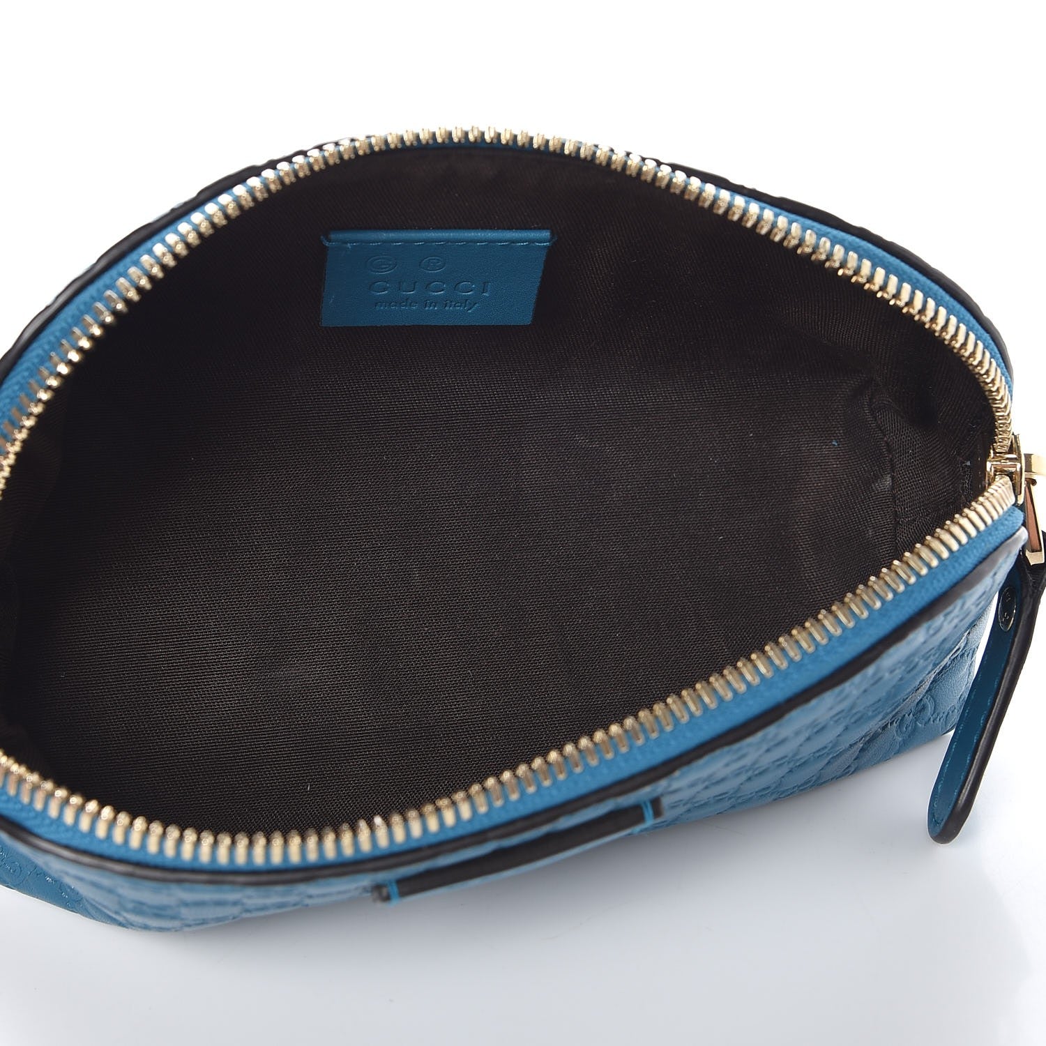 Gucci Soft Microguccissima Cosmetic Case Deep Cobalt 5 of 9