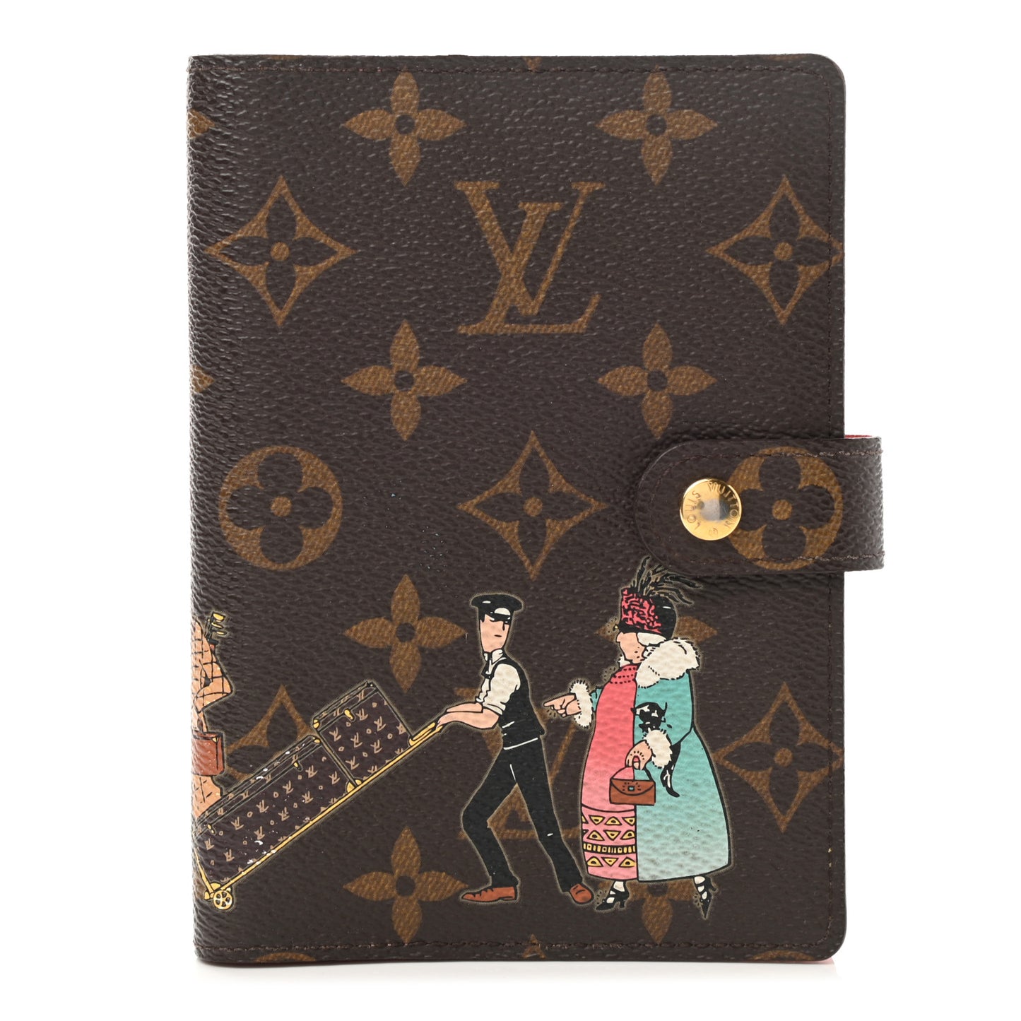 Monogram Illustre Small Ring Agenda Rose