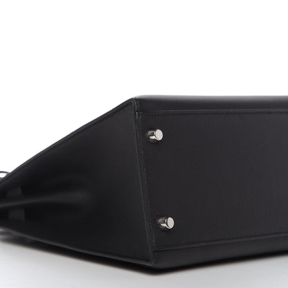 Hermes Epsom Kelly Sellier 32 Black 6 of 11