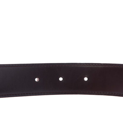Hermes Box Togo 32mm Guilloche H Belt 80 Chocolate Orange 5 of 6