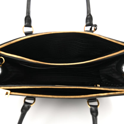 Prada Saffiano Lux Large Galleria Double Zip Tote Black 5 of 9