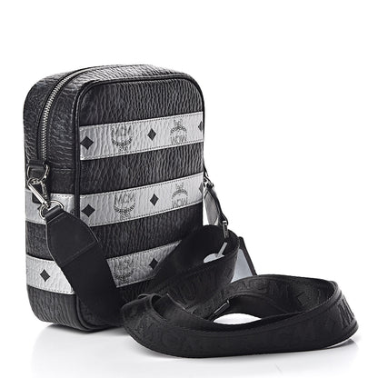MCM Visetos Spot Crossbody Bag Black 3 of 11