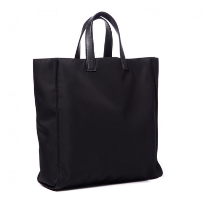 Fendi Nylon Vitello Elite Monster Eyes Tote Black Yellow 2 of 10