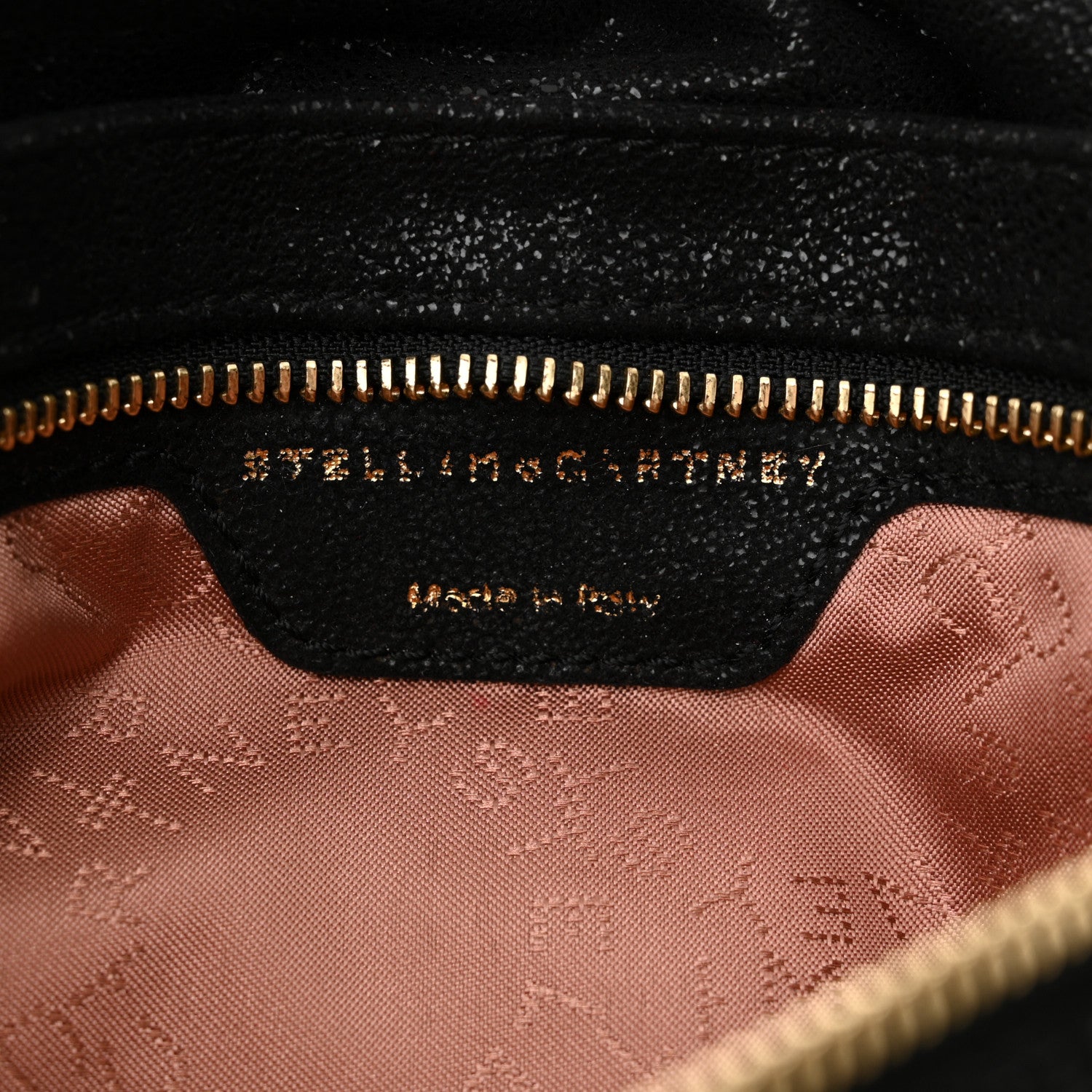 Stella McCartney Shaggy Deer Falabella Fold Over Clutch Black 6 of 10