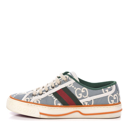 Gucci Cotton GG Monogram Web Womens 1977 Tennis Sneakers 36 Philod Ivory Mystic White 1 of 8