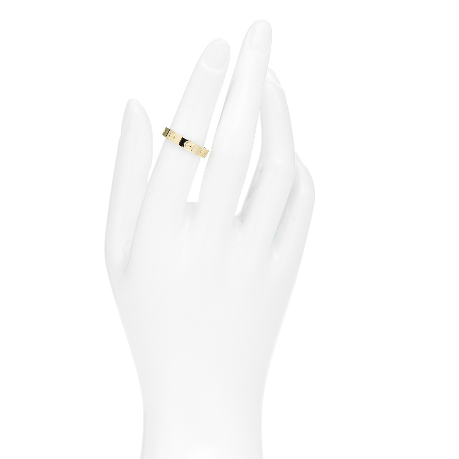 Cartier 18K Yellow Gold 3.5mm LOVE Wedding Band Ring 52 6 2 of 4