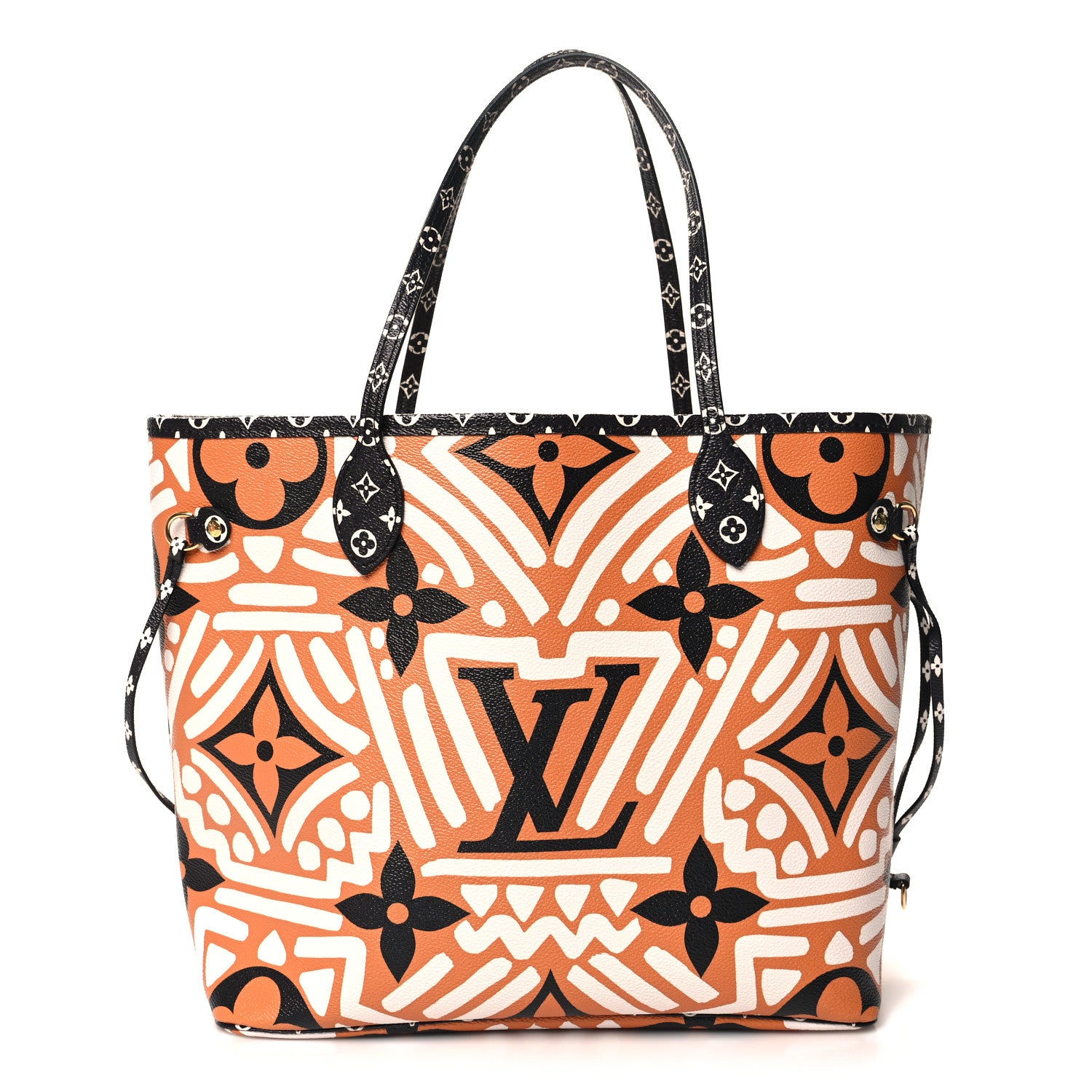 Louis Vuitton Monogram Giant Crafty Neverfull MM Creme Caramel 1 of 9