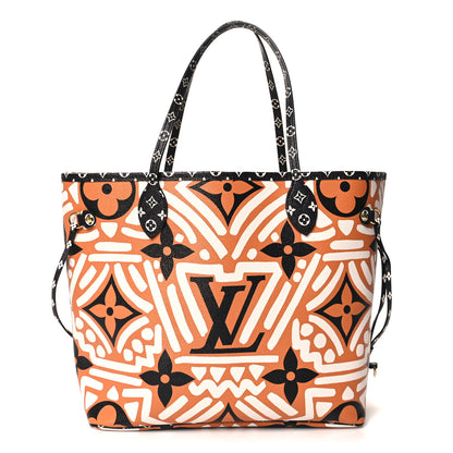 Louis Vuitton Monogram Giant Crafty Neverfull MM Creme Caramel 1 of 9