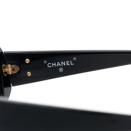 Chanel Acetate CC Sunglasses 0021 Black 6 of 7