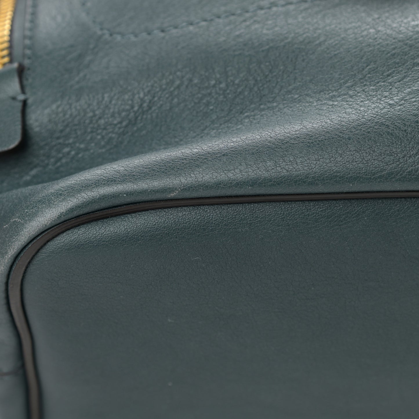 Suede Calfskin Small Faye Backpack Silver Blue