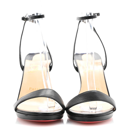 Christian Louboutin Nappa Loubigirl 100 Sandals 39.5 Black 3 of 9