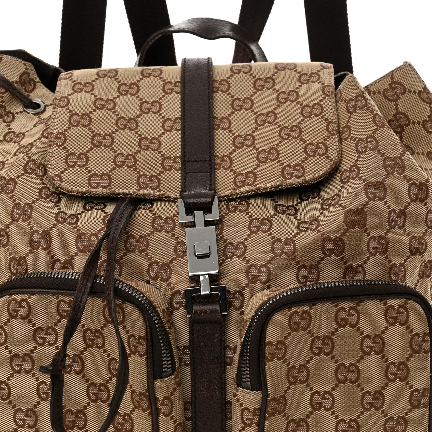 Monogram Backpack Dark Brown