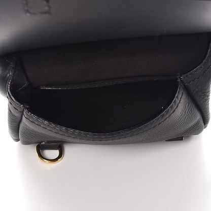 Burberry Calfskin Baby Bridle Saddle Bag Black 5 of 10