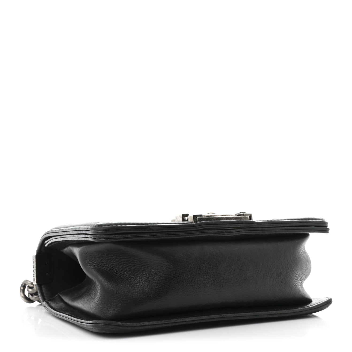 Chanel Calfskin Double Stitch Small Boy Flap Black 4 of 10