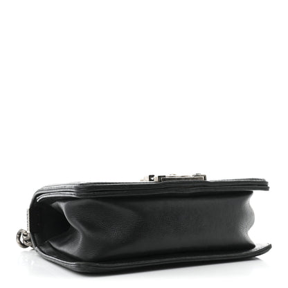 Chanel Calfskin Double Stitch Small Boy Flap Black 4 of 10