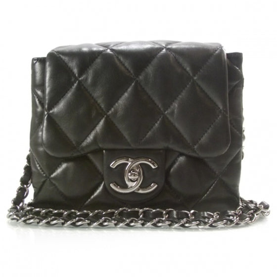Chanel Lambskin Quilted 3 Flap Black 1 of 11