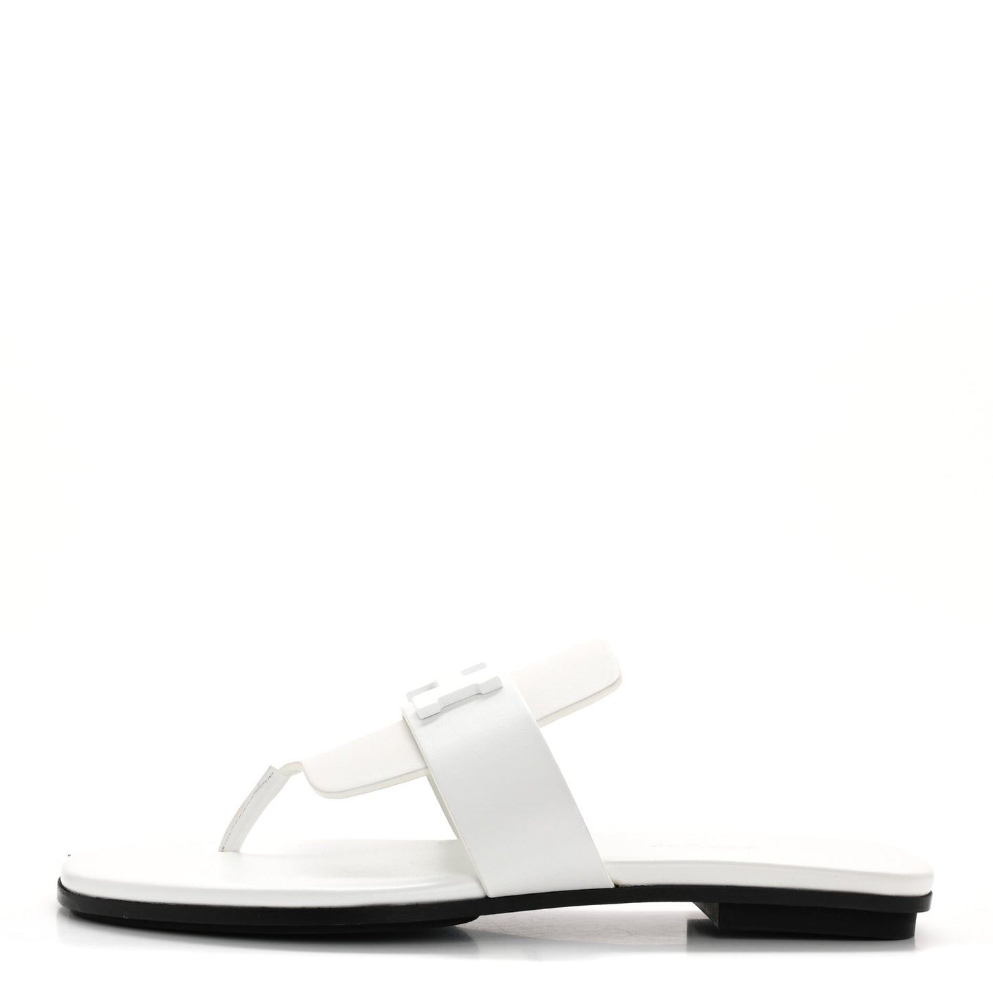Calfskin Womens Galerie Sandals 36 White