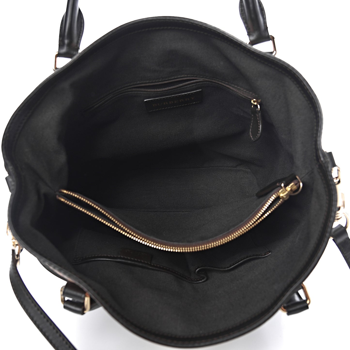 Haymarket Check Degrade Medium Liberton Portrait Tote Chocolate
